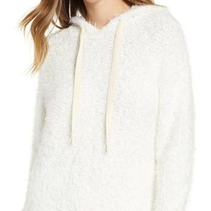 SOFT FUZZY BP Eyelash Knit Hoodie